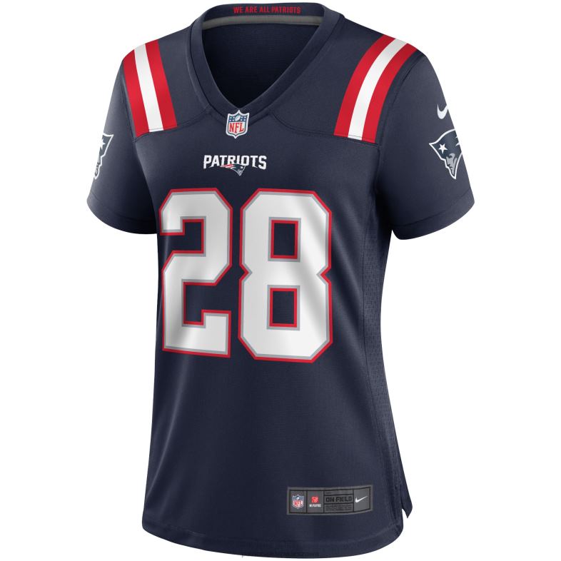 Patriots Jersey kobiety biała granatowa koszulka meczowa nike james odzież 6RBB1133