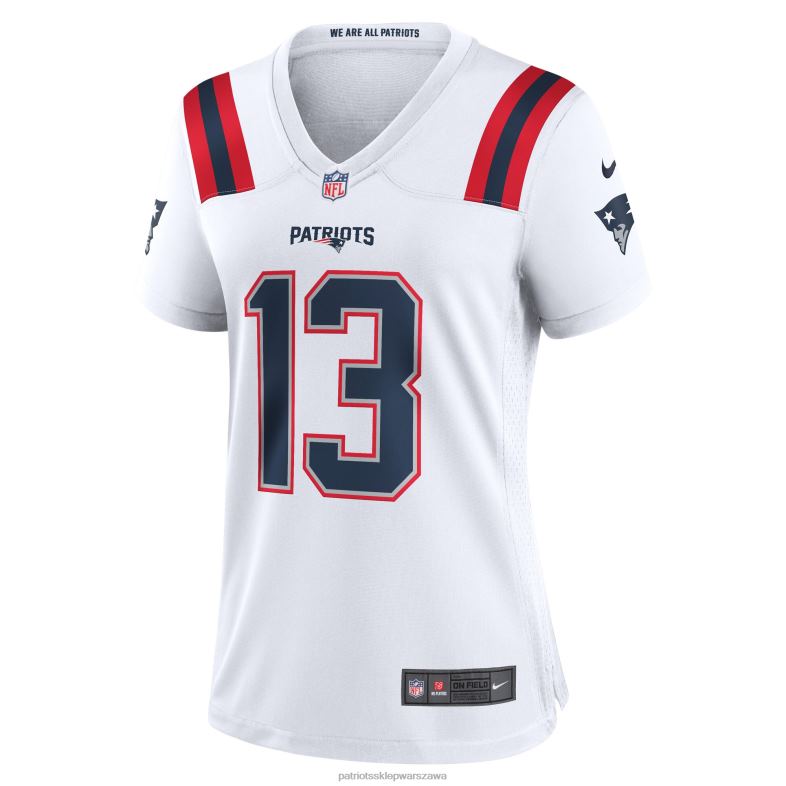 Patriots Jersey kobiety biała koszulka gracza nike jack jones odzież 6RBB1231