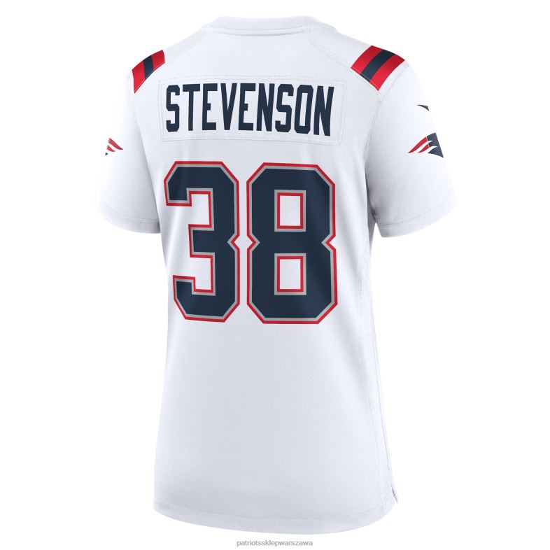 Patriots Jersey kobiety biała koszulka gracza nike rhamondre stevenson odzież 6RBB1221