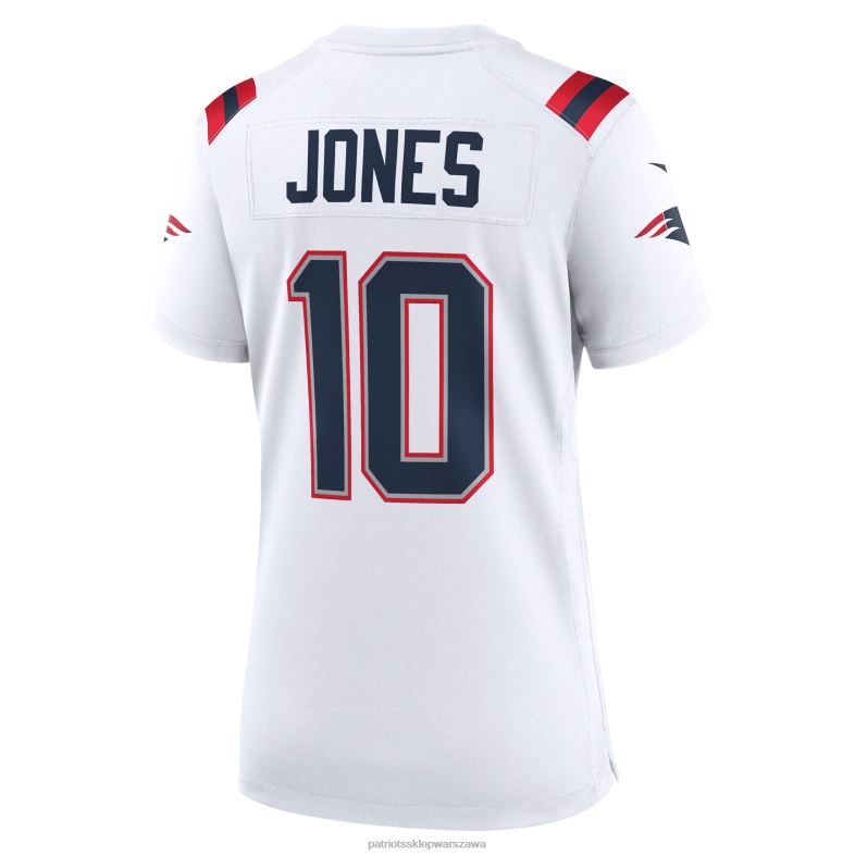 Patriots Jersey kobiety biała koszulka meczowa nike mac jones odzież 6RBB1184