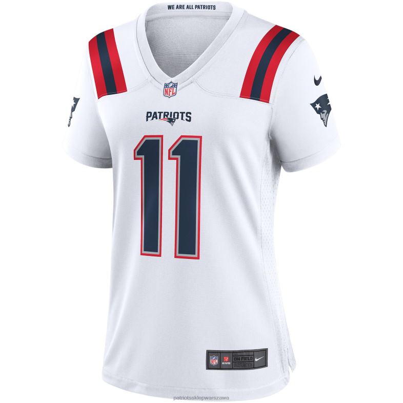Patriots Jersey kobiety biała koszulka nike julian edelman na mecz drużynowy odzież 6RBB1179