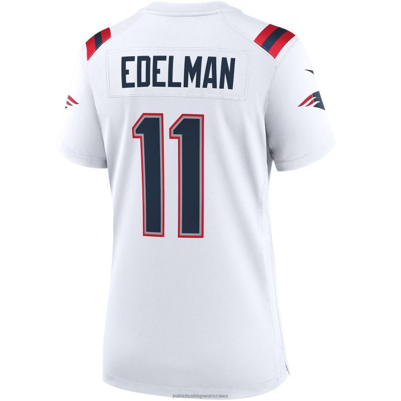 Patriots Jersey kobiety biała koszulka nike julian edelman na mecz drużynowy odzież 6RBB1179