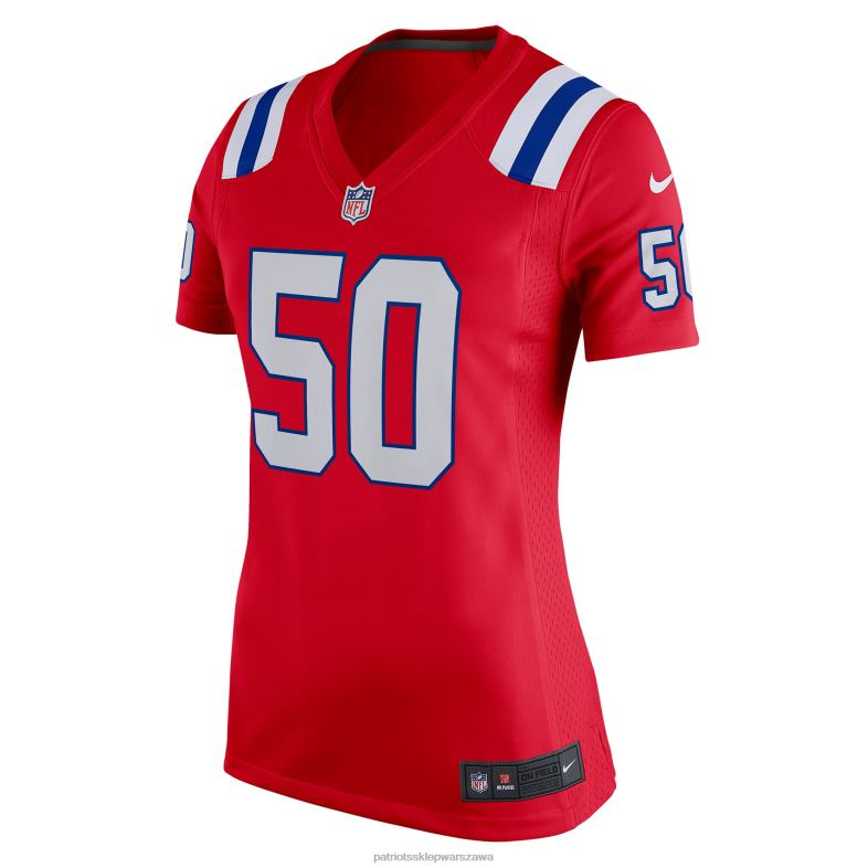 Patriots Jersey kobiety czerwona koszulka meczowa nike mike vrabel odzież 6RBB1161