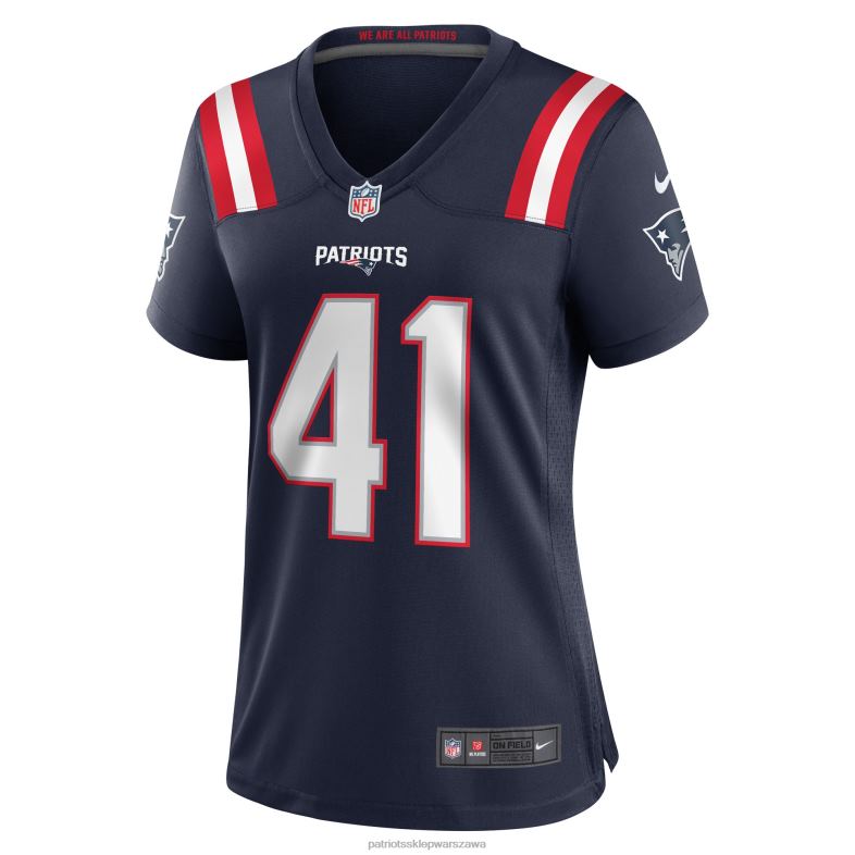 Patriots Jersey kobiety granatowa koszulka gracza Nike Brenden Schooler odzież 6RBB1116