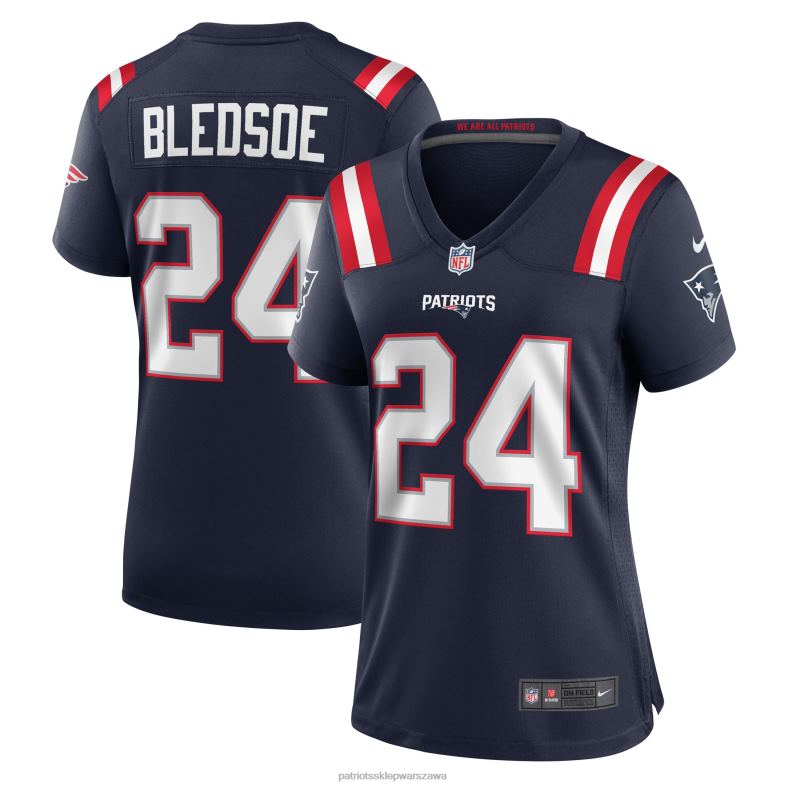 Patriots Jersey kobiety granatowa koszulka gracza Nike Joshuah Bledsoe odzież 6RBB1242