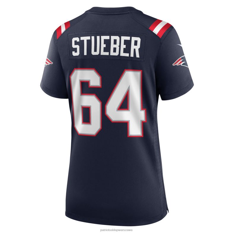 Patriots Jersey kobiety granatowa koszulka gracza nike andrew stueber odzież 6RBB1115