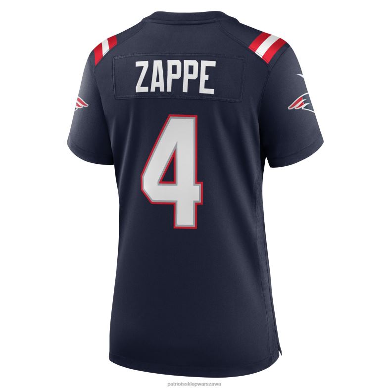 Patriots Jersey kobiety granatowa koszulka gracza nike bailey zappe odzież 6RBB1216