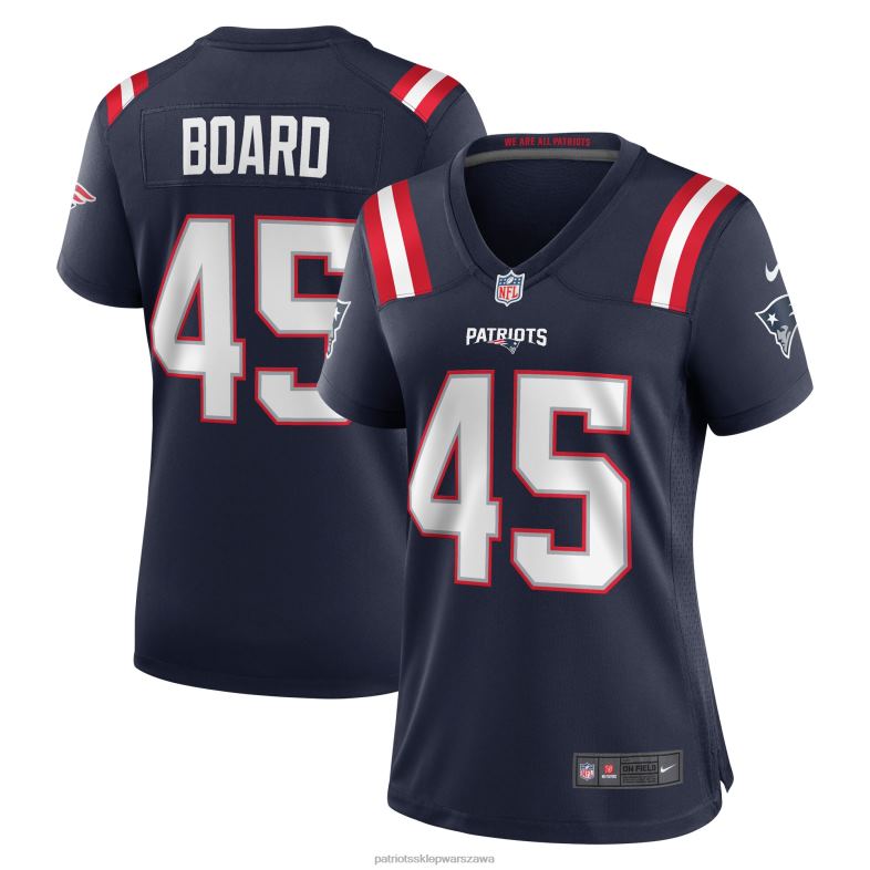 Patriots Jersey kobiety granatowa koszulka gracza nike chris board odzież 6RBB1202