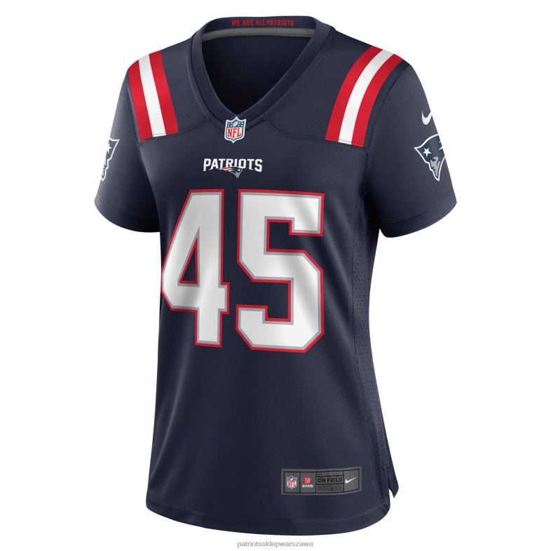 Patriots Jersey kobiety granatowa koszulka gracza nike chris board odzież 6RBB1202