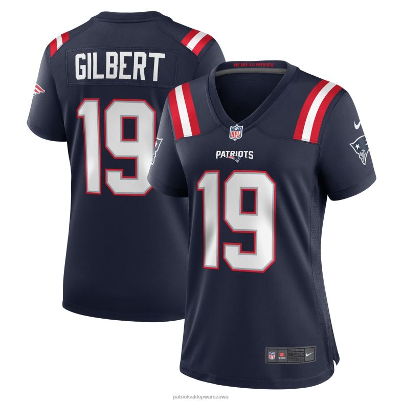 Patriots Jersey kobiety granatowa koszulka gracza nike garrett gilbert odzież 6RBB1122