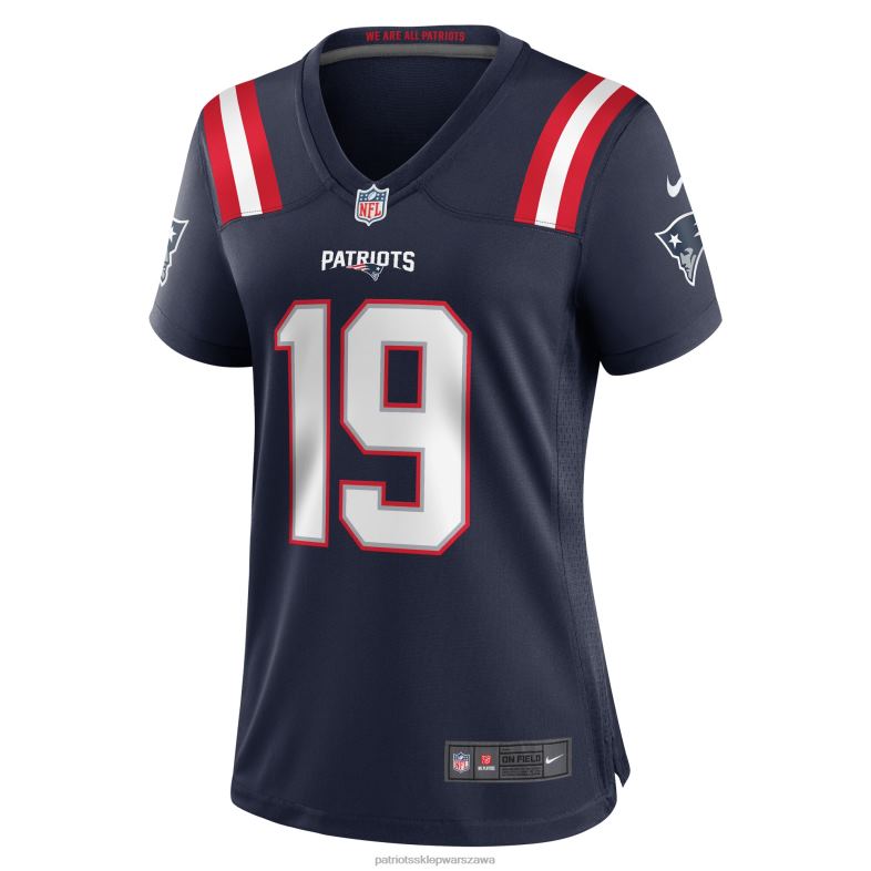 Patriots Jersey kobiety granatowa koszulka gracza nike garrett gilbert odzież 6RBB1122