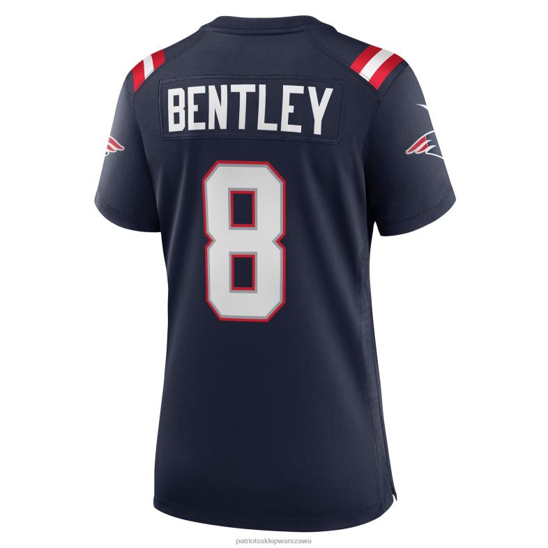 Patriots Jersey kobiety granatowa koszulka gracza nike ja\'whaun bentley odzież 6RBB1141