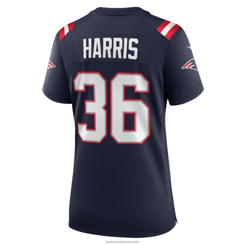 Patriots Jersey kobiety granatowa koszulka gracza nike kevin harris odzież 6RBB1118