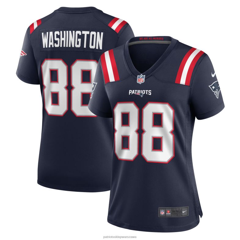 Patriots Jersey kobiety granatowa koszulka gracza nike scotty Washington odzież 6RBB1130