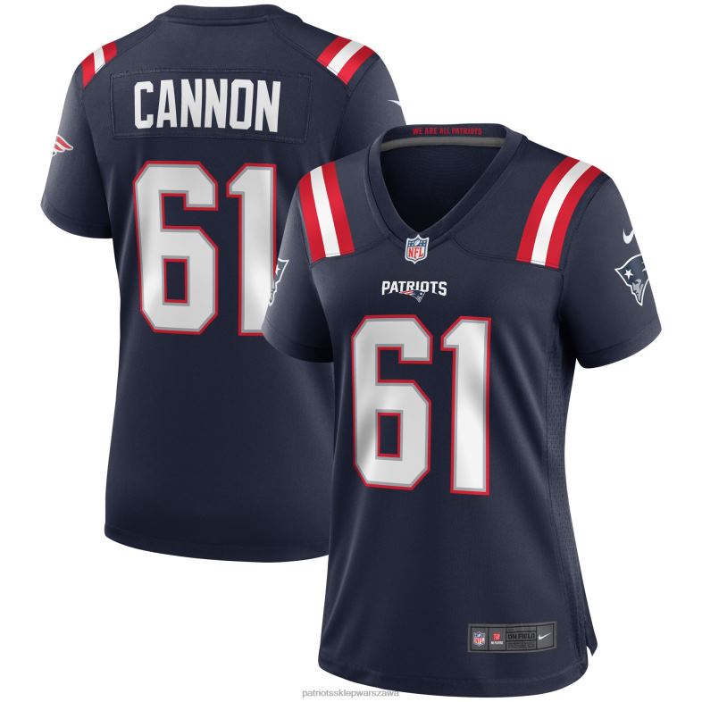Patriots Jersey kobiety granatowa koszulka meczowa nike marcus cannon odzież 6RBB1168