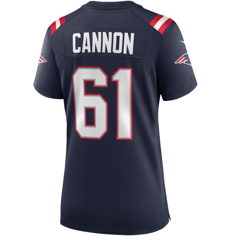 Patriots Jersey kobiety granatowa koszulka meczowa nike marcus cannon odzież 6RBB1168