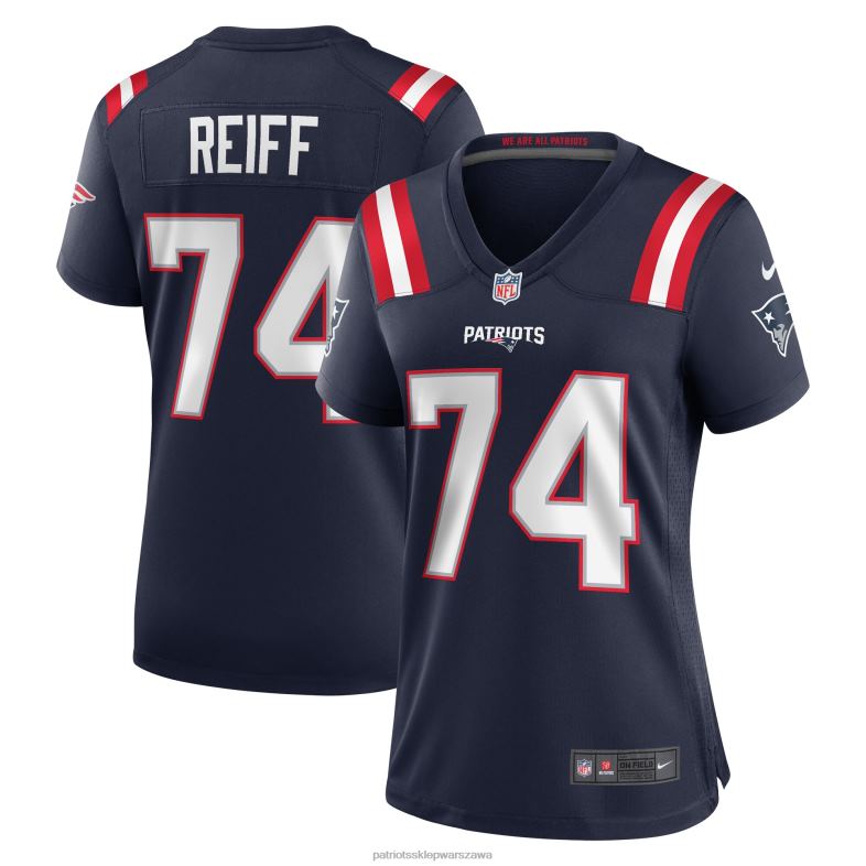 Patriots Jersey kobiety granatowa koszulka meczowa nike riley reiff odzież 6RBB1210
