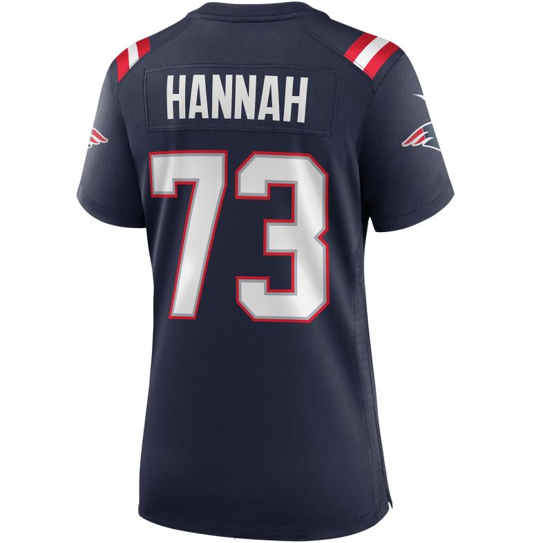 Patriots Jersey kobiety granatowa koszulka nike john hannah dla emerytowanego zawodnika odzież 6RBB1146