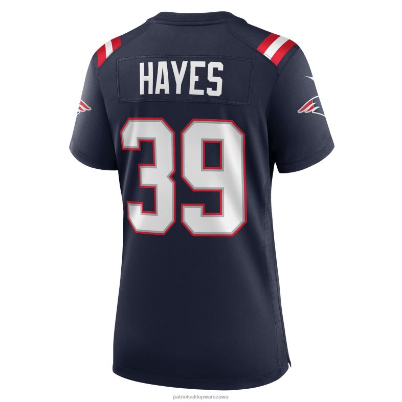 Patriots Jersey kobiety granatowa koszulka nike tae hayes do gry domowej odzież 6RBB1124
