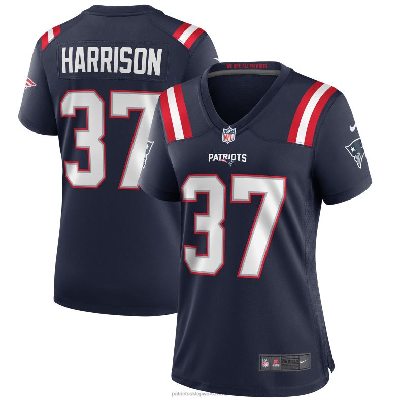 Patriots Jersey kobiety koszulka marynarki wojennej nike rodney harrison dla emerytowanego gracza odzież 6RBB1136