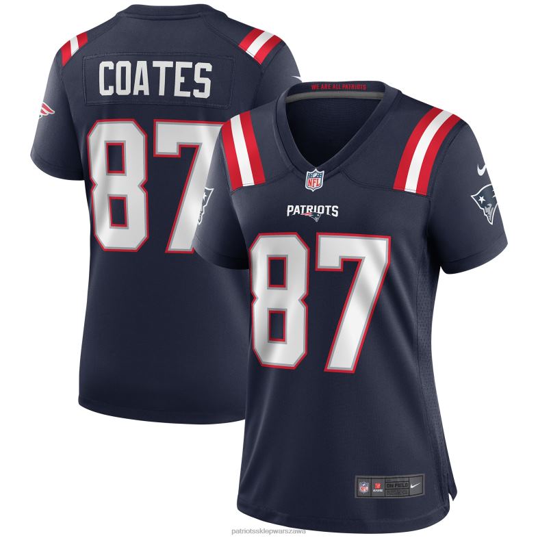 Patriots Jersey kobiety nike ben coates granatowa koszulka emerytowanego gracza odzież 6RBB1147