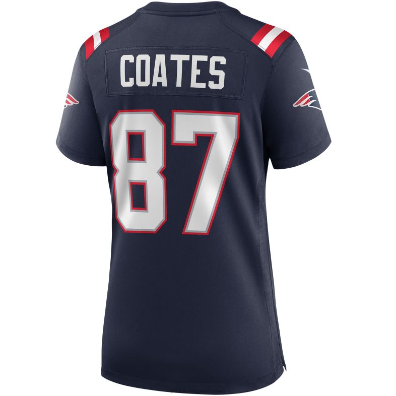 Patriots Jersey kobiety nike ben coates granatowa koszulka emerytowanego gracza odzież 6RBB1147