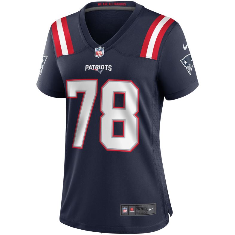 Patriots Jersey kobiety nike bruce armstrong granatowa koszulka emerytowanego gracza odzież 6RBB1148