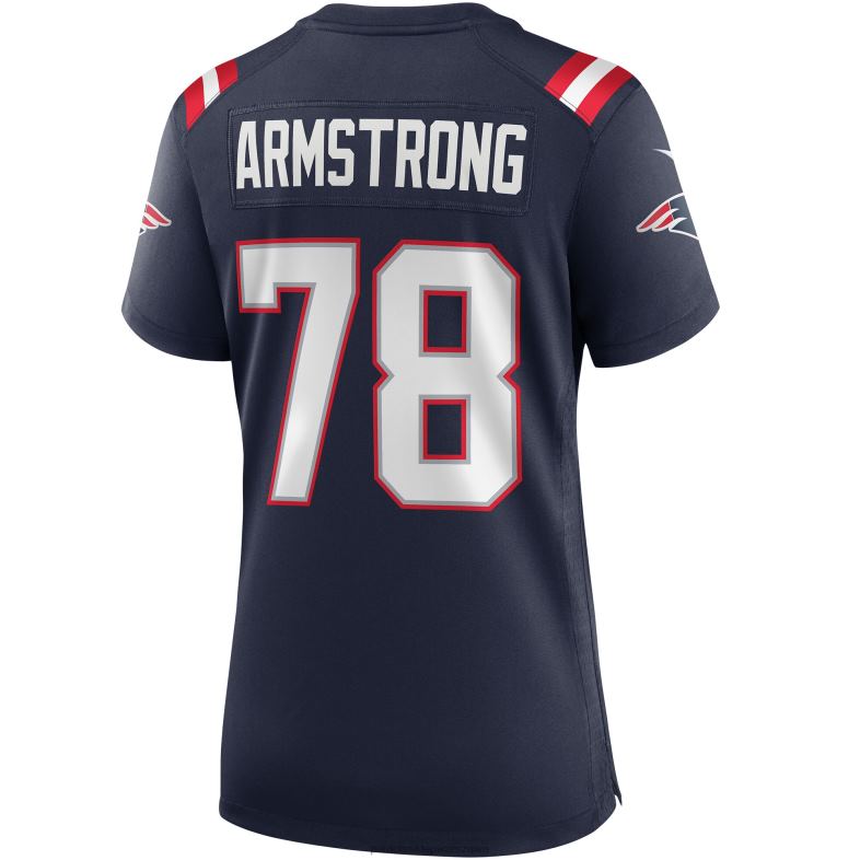 Patriots Jersey kobiety nike bruce armstrong granatowa koszulka emerytowanego gracza odzież 6RBB1148
