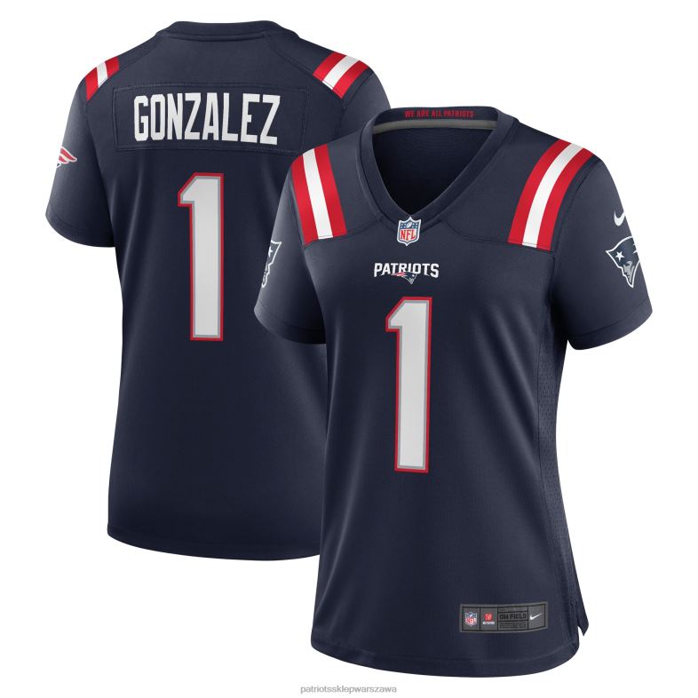 Patriots Jersey kobiety nike christian gonzalez marynarka 2023 nfl draft pierwsza runda meczowa koszulka pick odzież 6RBB1188