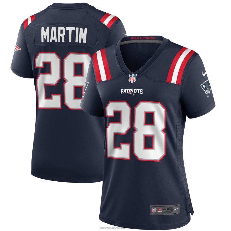 Patriots Jersey kobiety nike curtis martin granatowa koszulka emerytowanego zawodnika odzież 6RBB1212