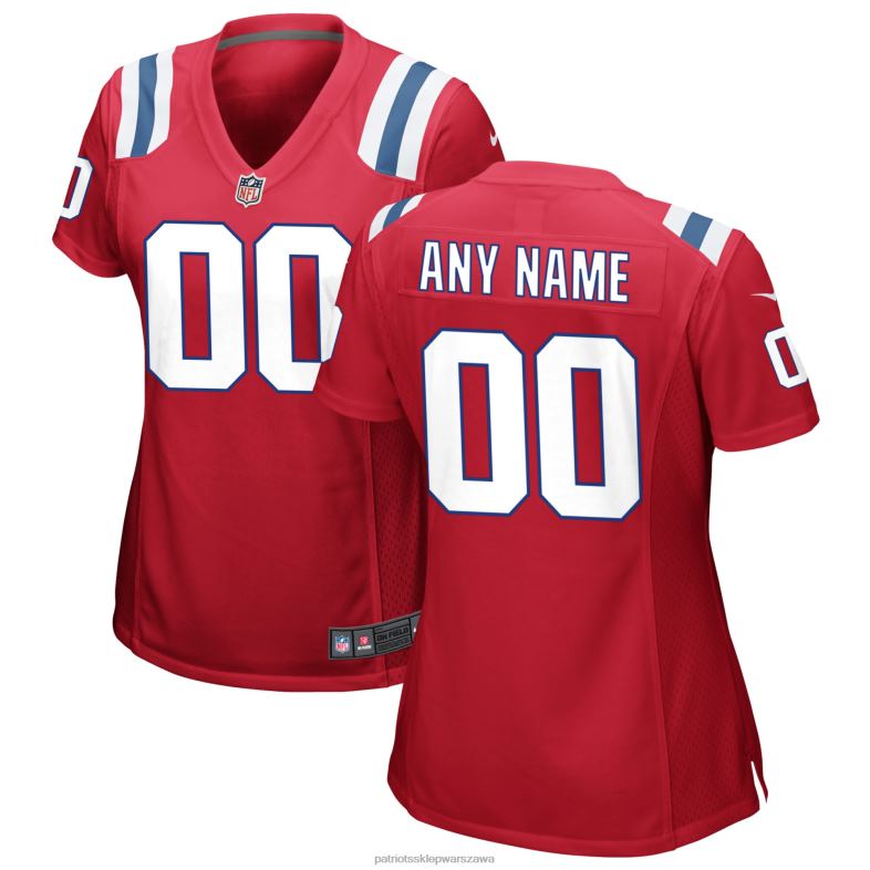 Patriots Jersey kobiety nike czerwona alternatywna koszulka custom odzież 6RBB1176