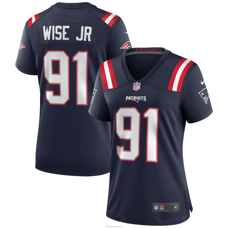 Patriots Jersey kobiety nike deatrich mądry jr. granatowa koszulka meczowa odzież 6RBB1153
