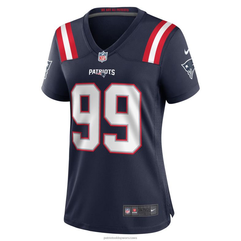 Patriots Jersey kobiety nike jamie collins sr. granatowa koszulka gracza domowego odzież 6RBB1128