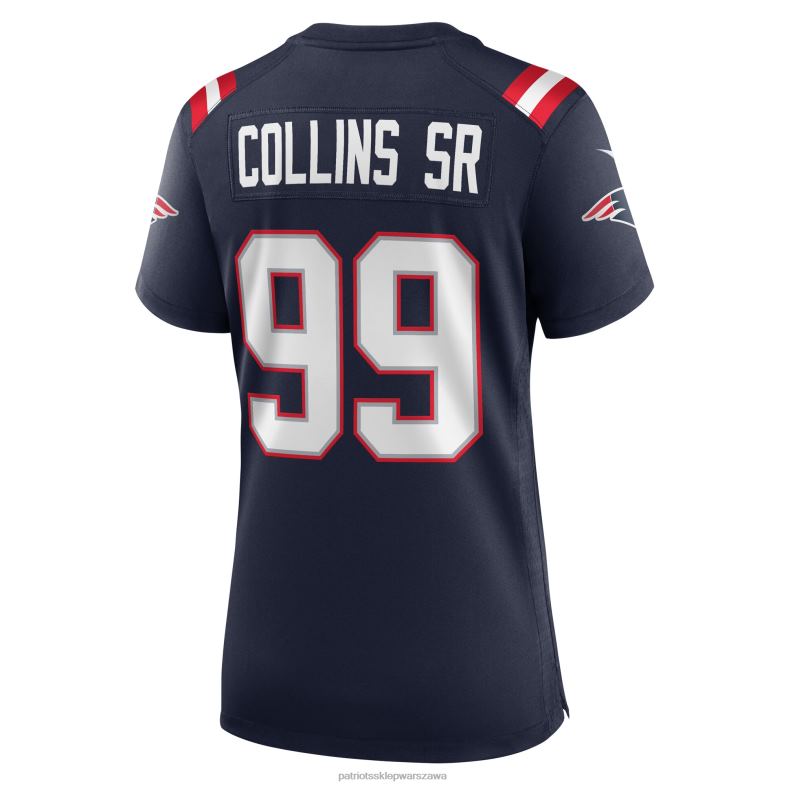 Patriots Jersey kobiety nike jamie collins sr. granatowa koszulka gracza domowego odzież 6RBB1128