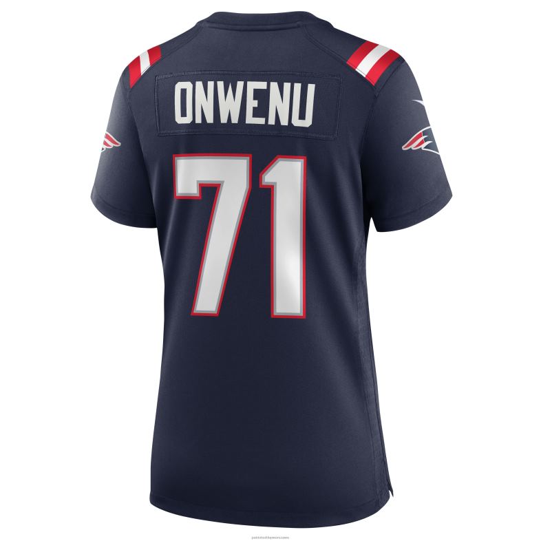 Patriots Jersey kobiety nike mike onwenu granatowa koszulka meczowa odzież 6RBB1149