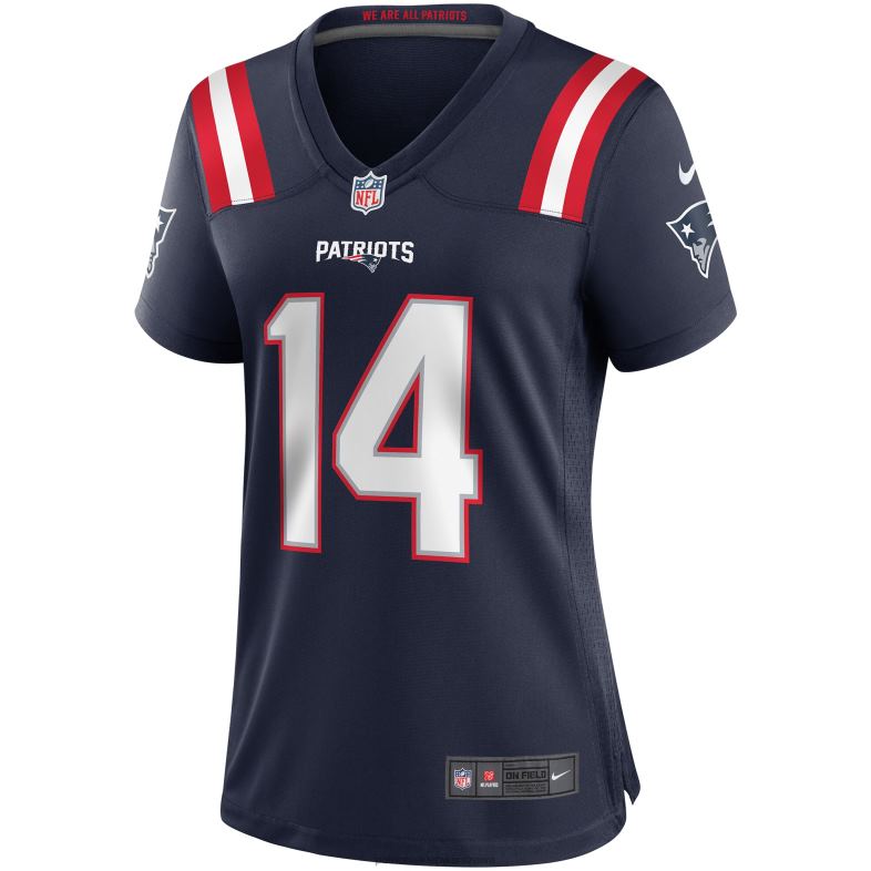 Patriots Jersey kobiety nike steve grogan granatowa koszulka emerytowanego zawodnika odzież 6RBB1134