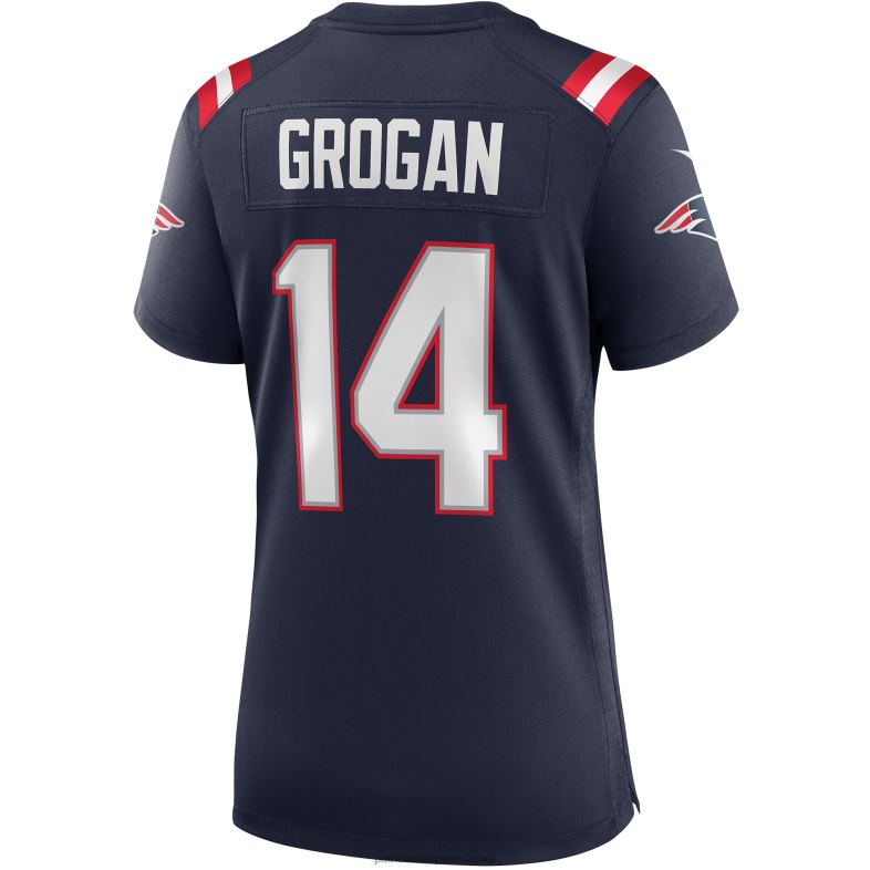 Patriots Jersey kobiety nike steve grogan granatowa koszulka emerytowanego zawodnika odzież 6RBB1134
