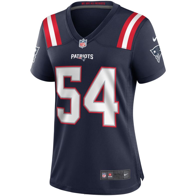 Patriots Jersey kobiety nike tedy bruschi granatowa koszulka emerytowanego gracza odzież 6RBB1195