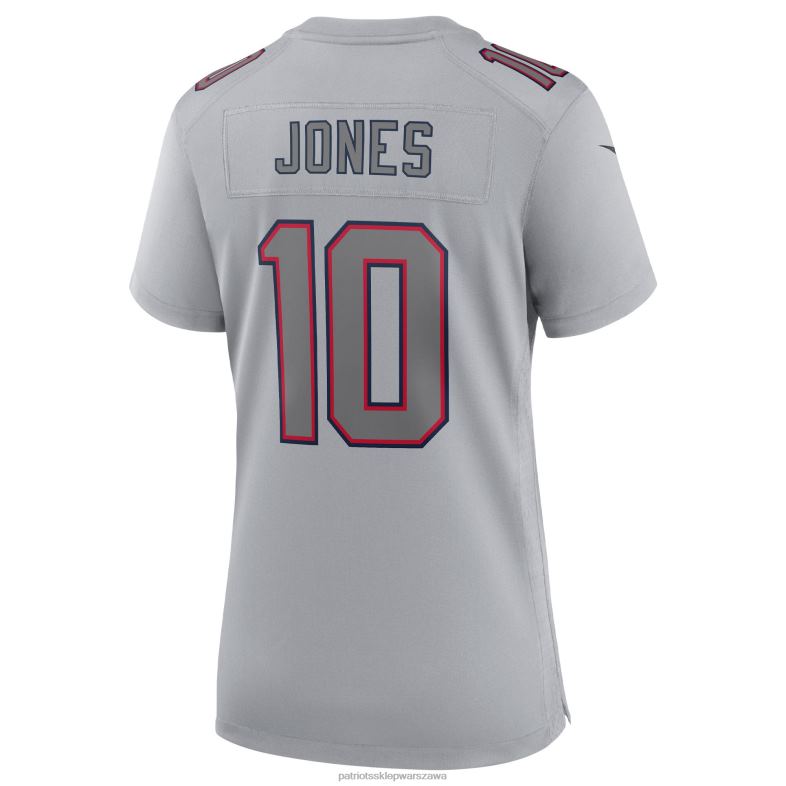 Patriots Jersey kobiety szara koszulka z gry o modzie nike mac jones odzież 6RBB1196