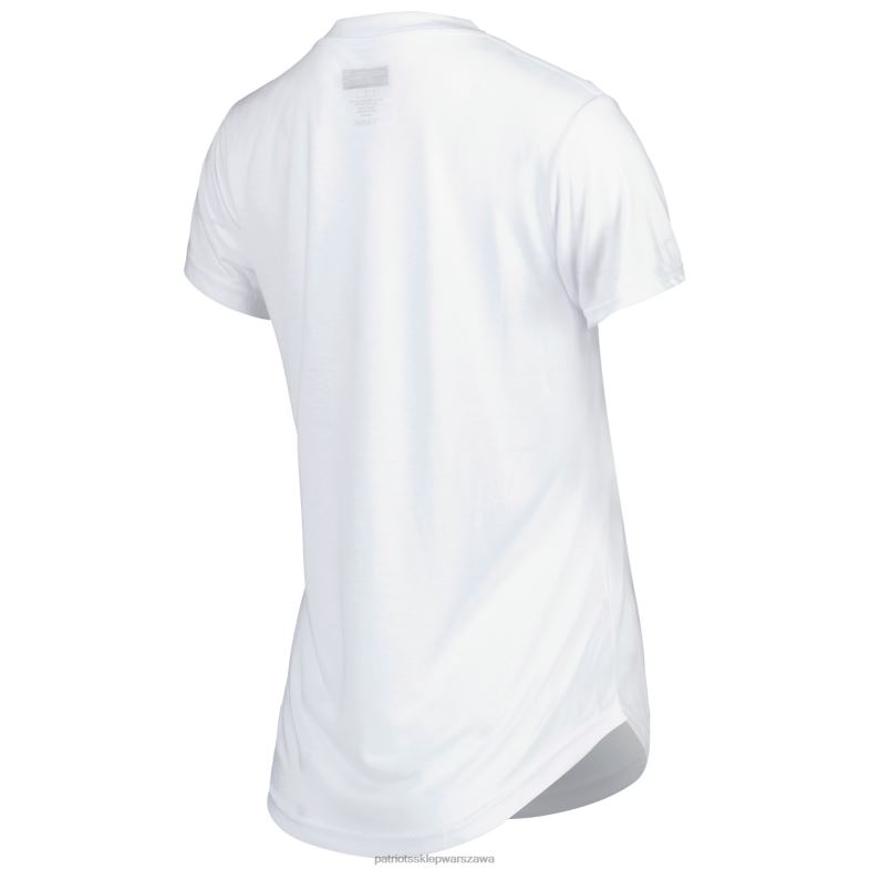 Patriots Jersey kobiety Concepts Sport Biało-czarny T-shirt Sonata i legginsy do spania odzież 6RBB2879
