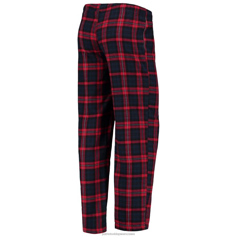 Patriots Jersey kobiety Concepts sport granatowo-czerwony zestaw z logo t-shirt i spodnie odzież 6RBB2888