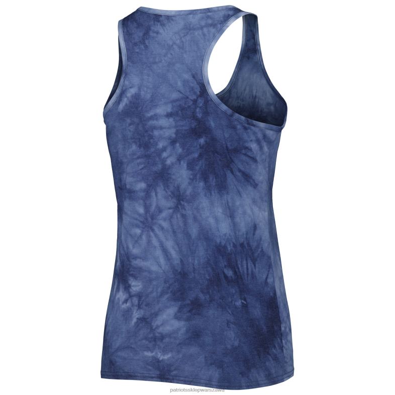 Patriots Jersey kobiety Concepts sport granatowy billboard z wycięciem pod szyją bez rękawów i szorty zestaw do spania odzież 6RBB2861