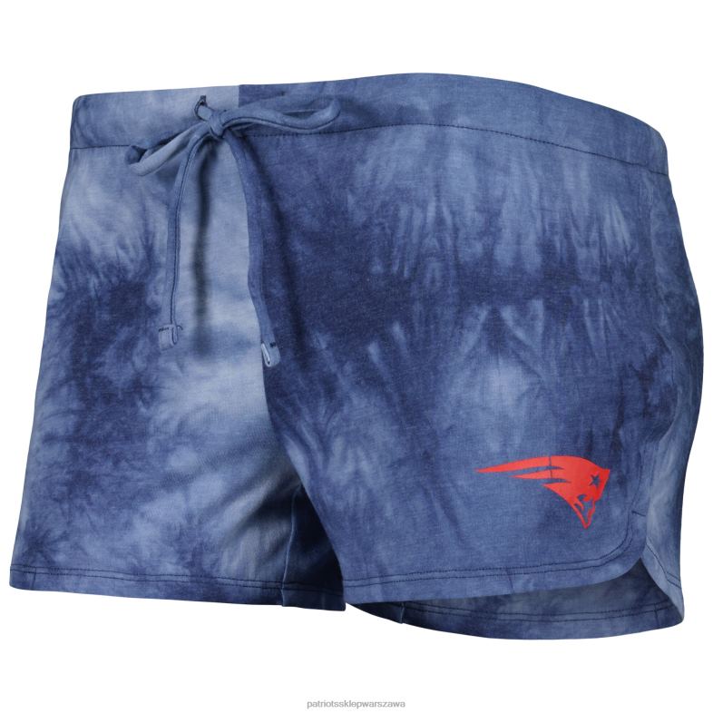 Patriots Jersey kobiety Concepts sport granatowy billboard z wycięciem pod szyją bez rękawów i szorty zestaw do spania odzież 6RBB2861