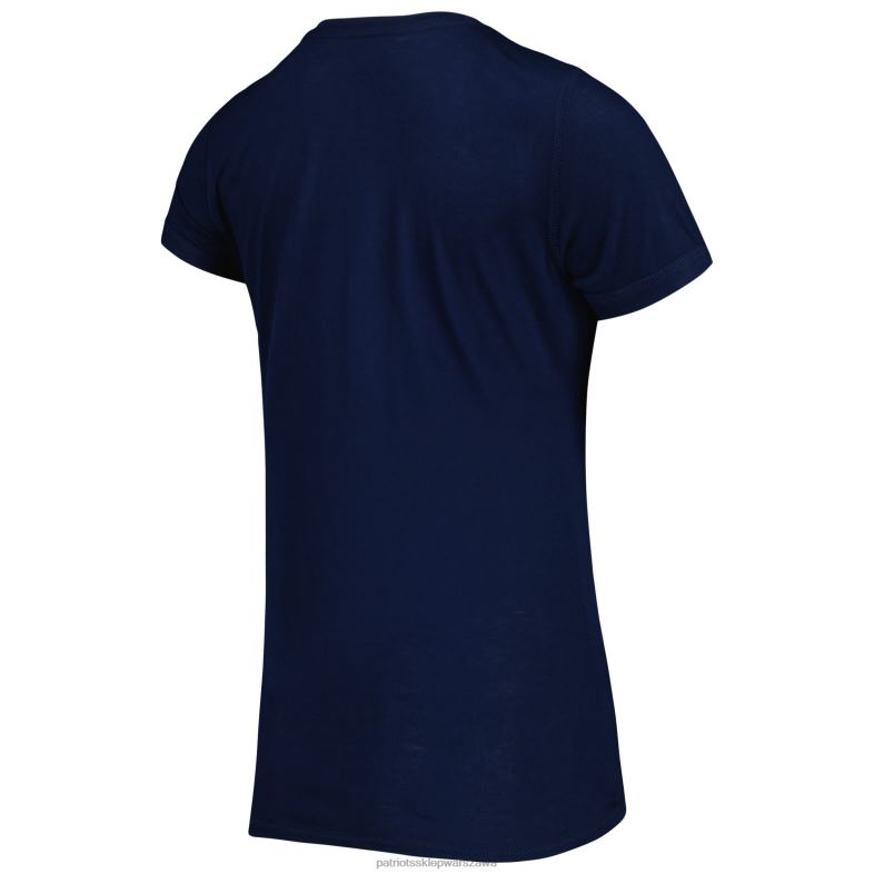 Patriots Jersey kobiety Concepts sport granatowy/czerwony t-shirt i spodnie do spania odzież 6RBB2853