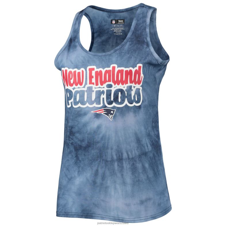 Patriots Jersey kobiety Concepts sport granatowy zestaw bez rękawów i szortów odzież 6RBB2855