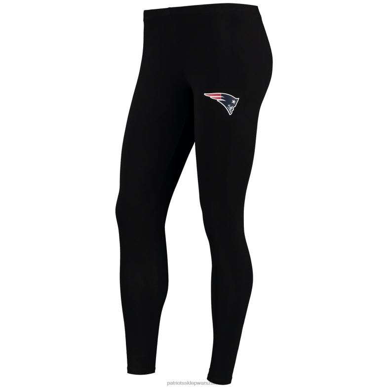 Patriots Jersey kobiety Concepts sport melanżowo-szary/czarny głęboki podkoszulek i legginsy do spania odzież 6RBB2869