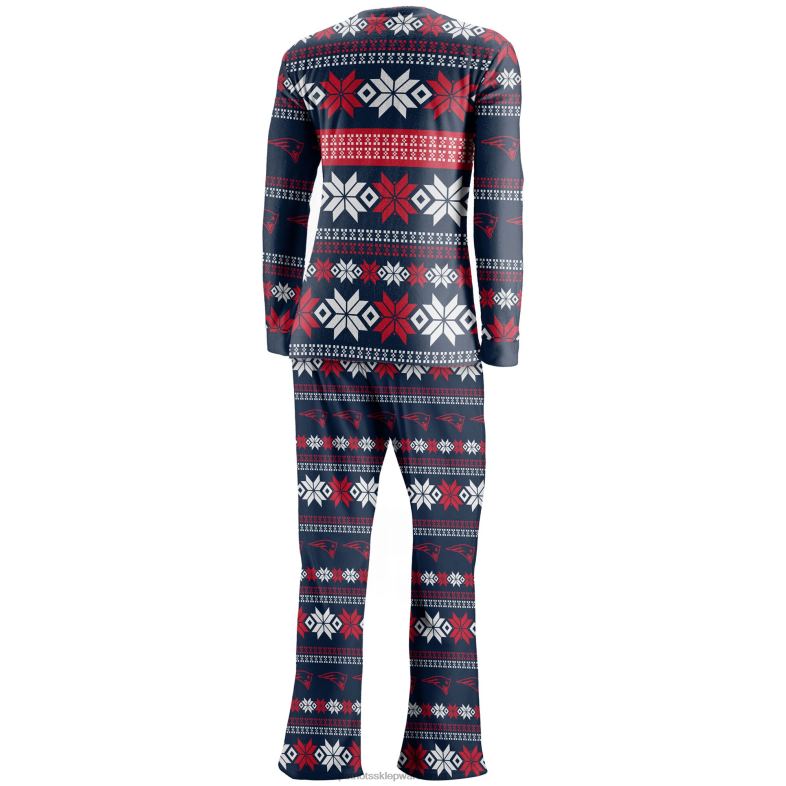 Patriots Jersey kobiety komplet brzydkiej piżamy foco w kolorze granatowym odzież 6RBB2893