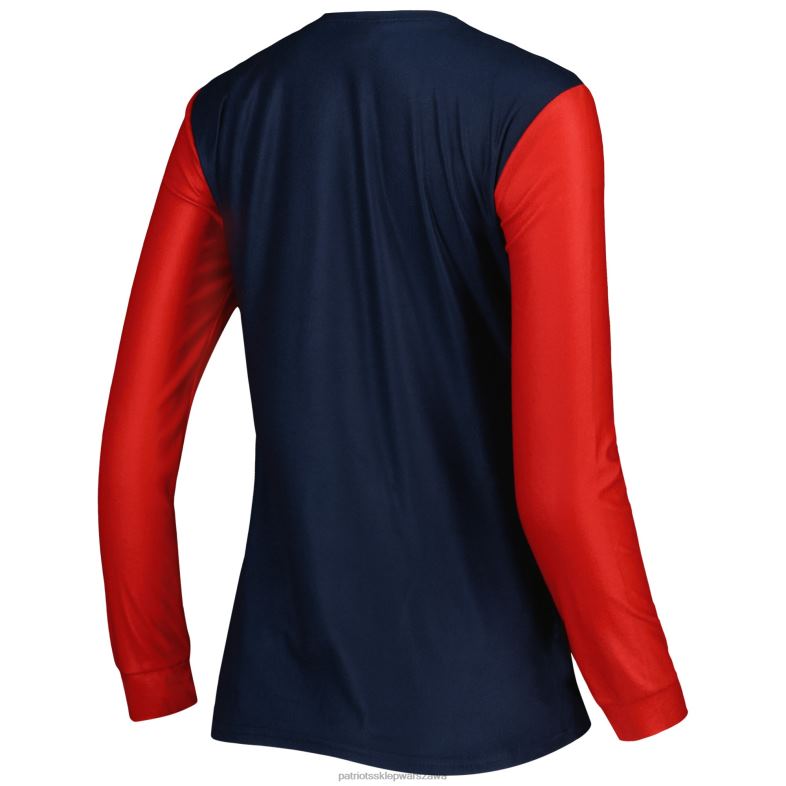 Patriots Jersey kobiety komplet piżamy Foco Navy Holiday brzydki odzież 6RBB2873