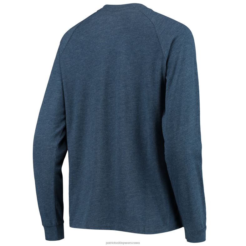 Patriots Jersey kobiety raglanowy top i szorty z dzianiny z długimi rękawami i szortami Concept Sport odzież 6RBB2863