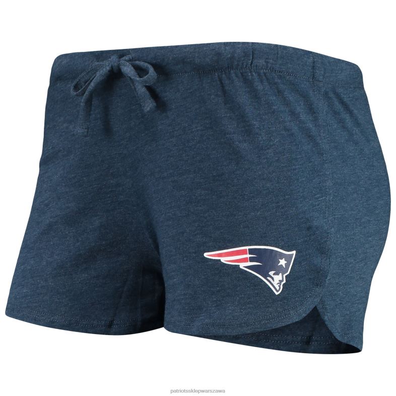 Patriots Jersey kobiety raglanowy top i szorty z dzianiny z długimi rękawami i szortami Concept Sport odzież 6RBB2863